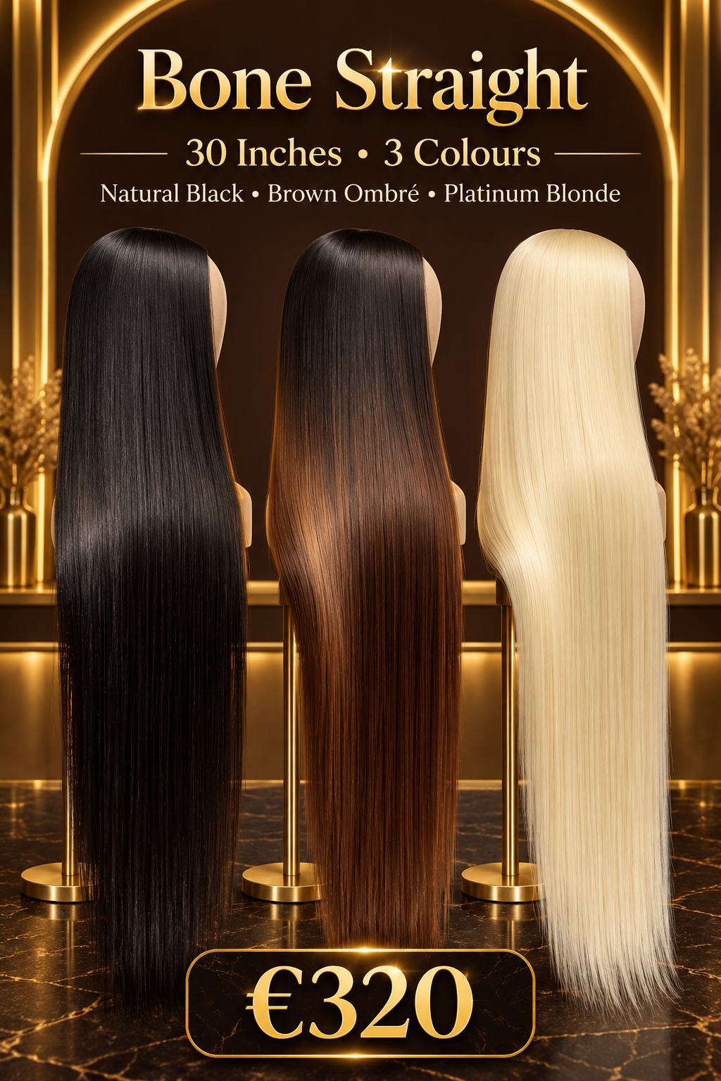 Bone Straight Wig